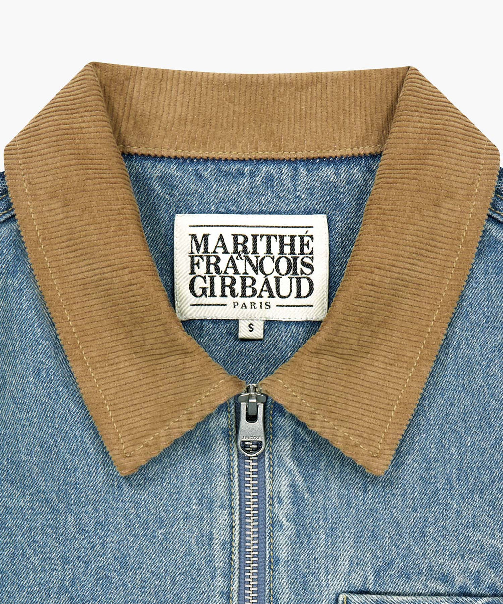 Marithe & Francois Girbaud - Crop Denim Blouson Jacket (Light Blue) product image 10 | TRAB K-Fashion Australia