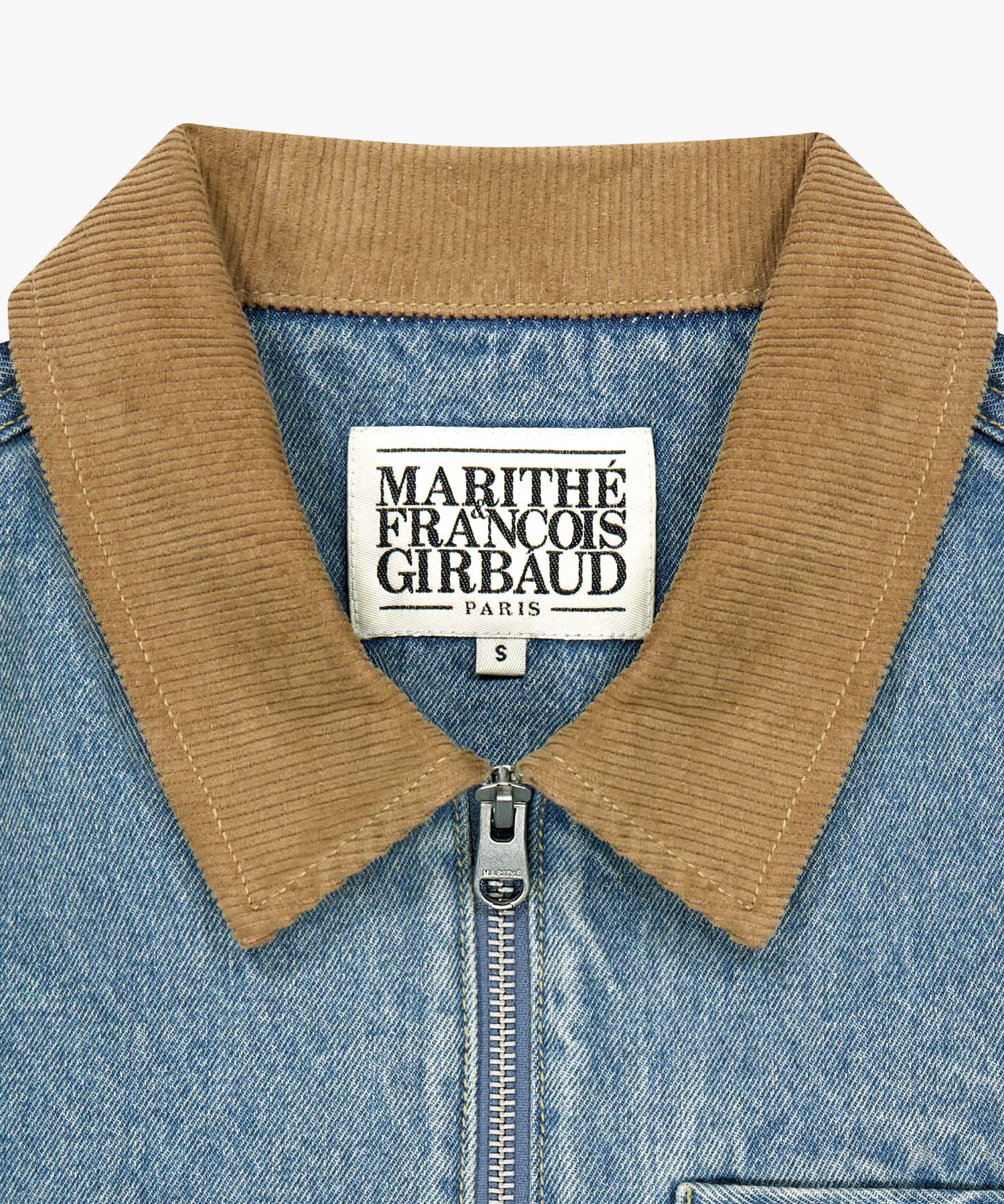 Marithe & Francois Girbaud - Crop Denim Blouson Jacket (Light Blue) product image 10 | TRAB K-Fashion Australia