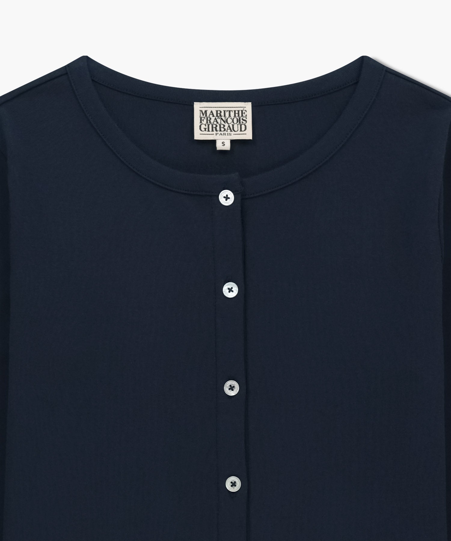 Marithe & Francois Girbaud - Basic Cotton Cardigan (Navy) product image 8 | TRAB K-Fashion Australia