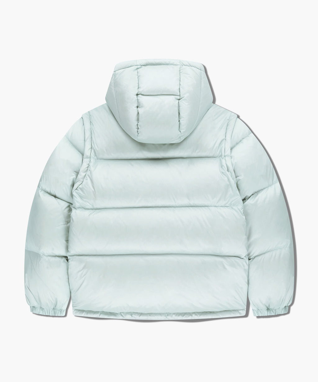 Marithe & Francois Girbaud - Detatchable Down Jacket (Mint Gray) product image 8 | TRAB K-Fashion Australia