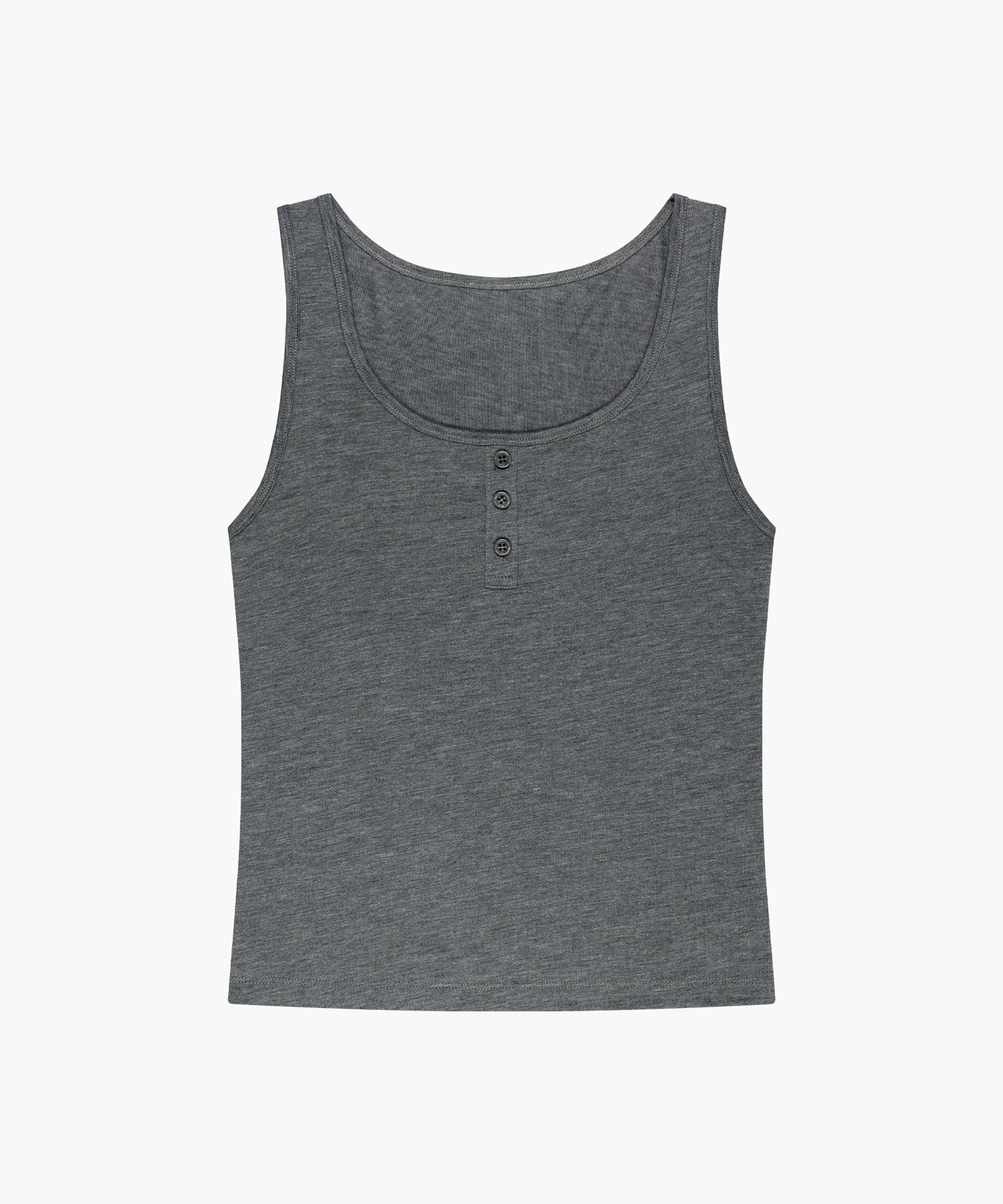 Marithe & Francois Girbaud - [Pre-order – Ships 7 Jul] Layered Sleeveless (Heather Charcoal) product image 11 | TRAB K-Fashion Australia