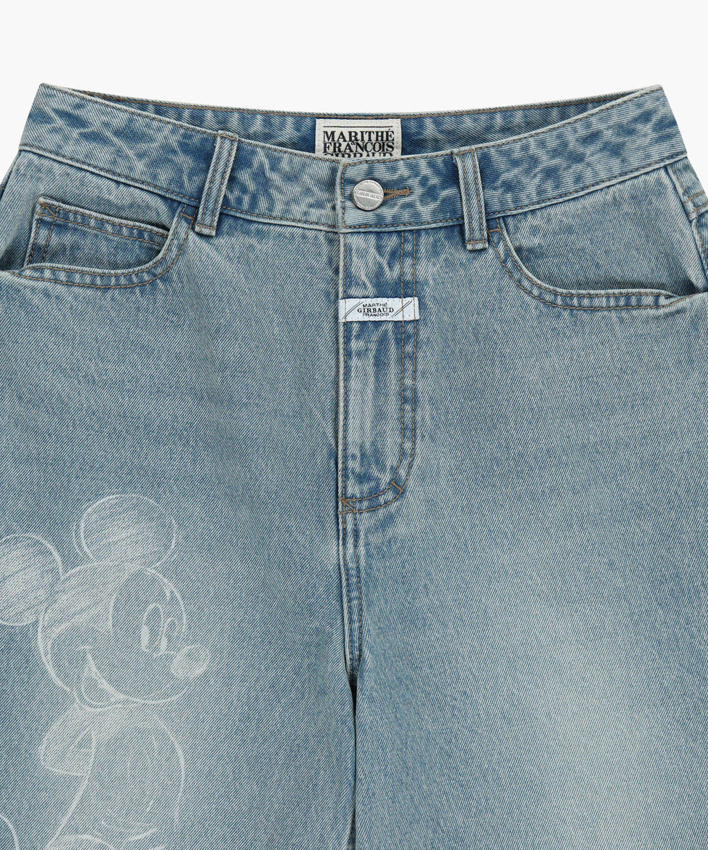 Marithe & Francois Girbaud - Mickey_w Bermuda Denim Pants (Light Blue) product image 8 | TRAB K-Fashion Australia