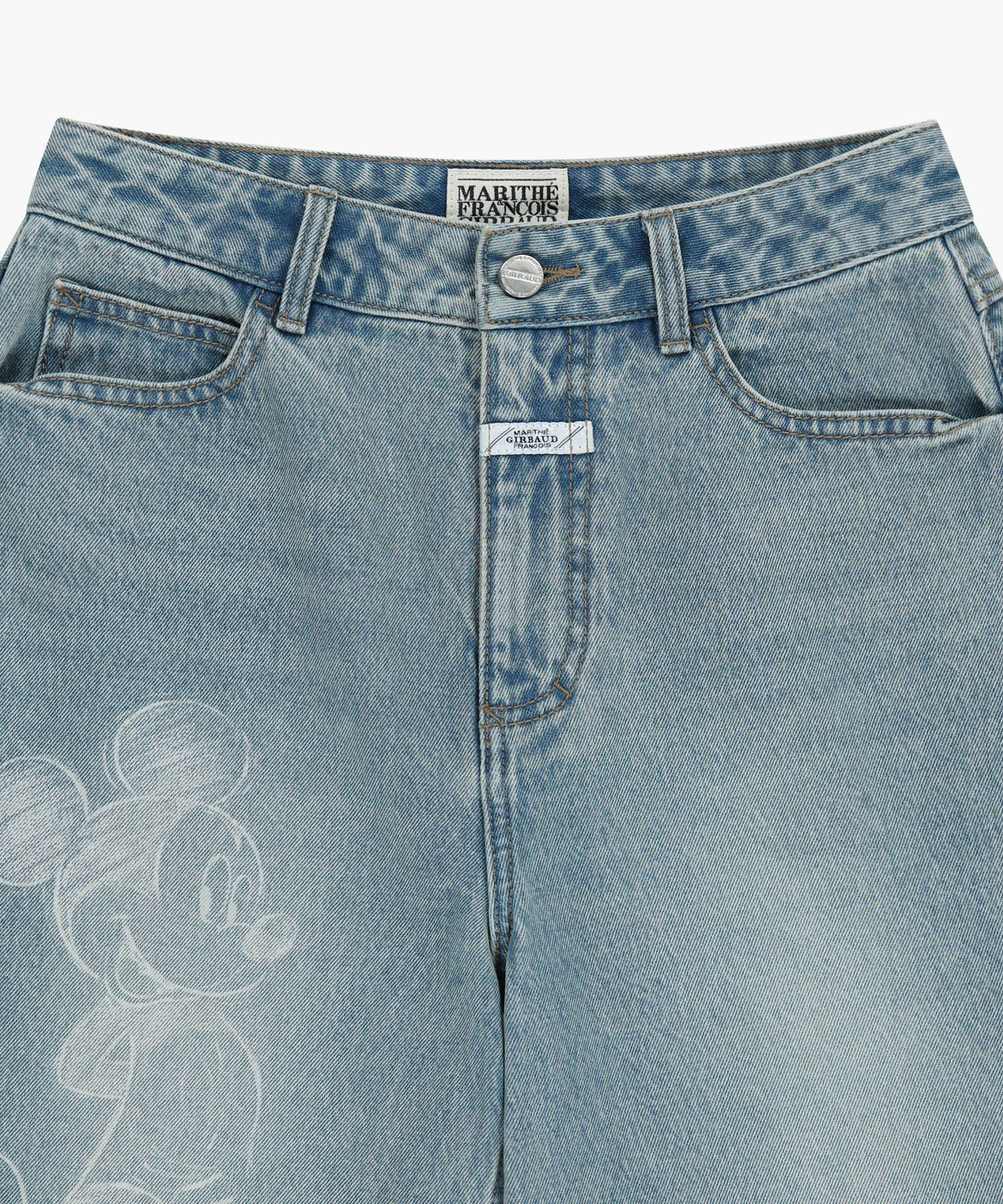Marithe & Francois Girbaud - Mickey_w Bermuda Denim Pants (Light Blue) product image 8 | TRAB K-Fashion Australia
