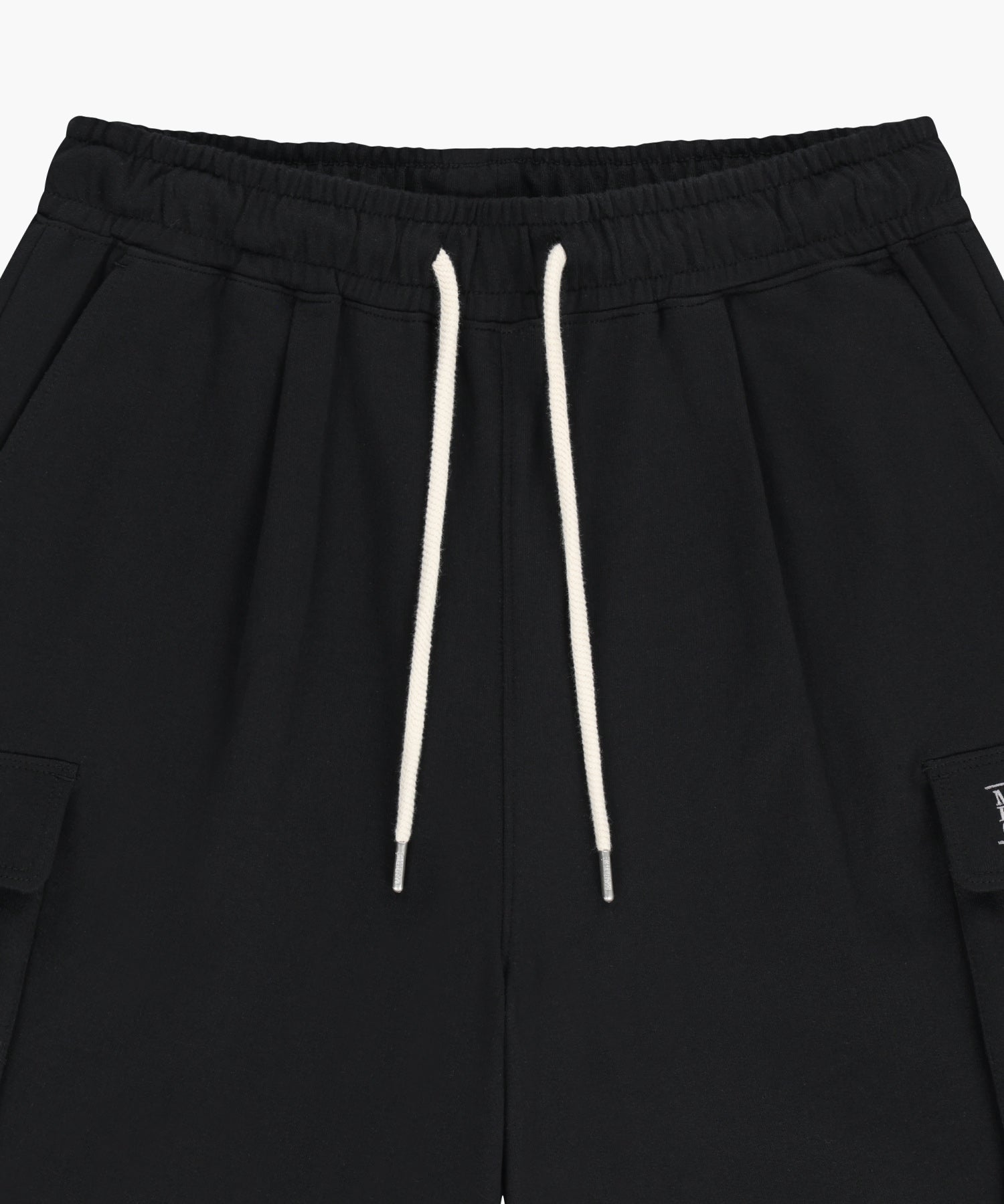 Marithe & Francois Girbaud - Classic Logo Cargo Sweat Shorts (Black) product image 8 | TRAB K-Fashion Australia