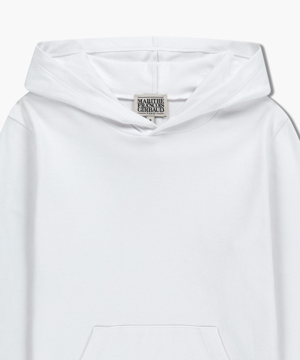 Marithe & Francois Girbaud - Basic Hoodie Long Sleeve (White) product image 8 | TRAB K-Fashion Australia