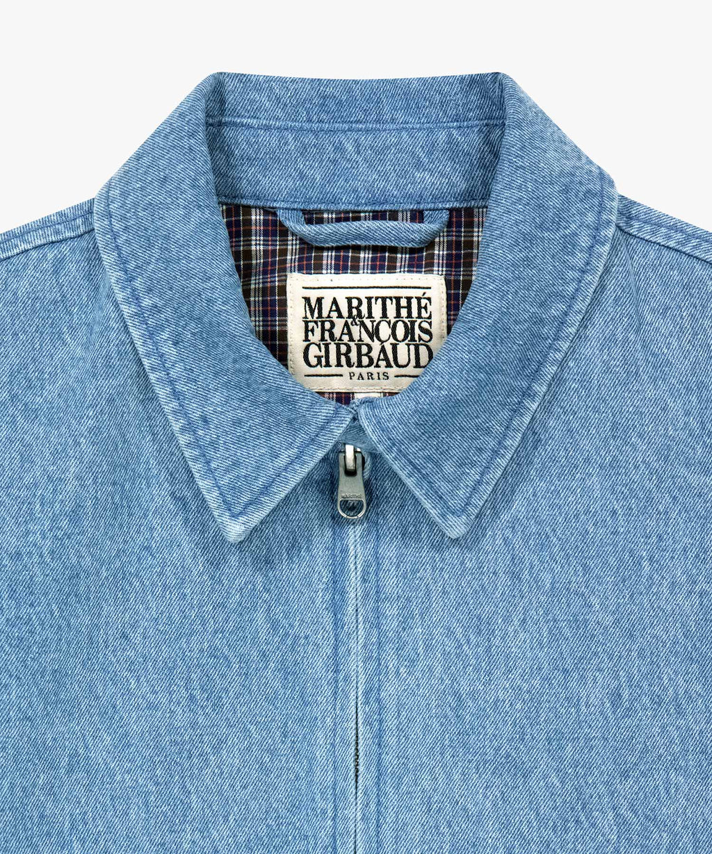 Marithe & Francois Girbaud - Denim Harrington Jacket (Blue) product image 8 | TRAB K-Fashion Australia