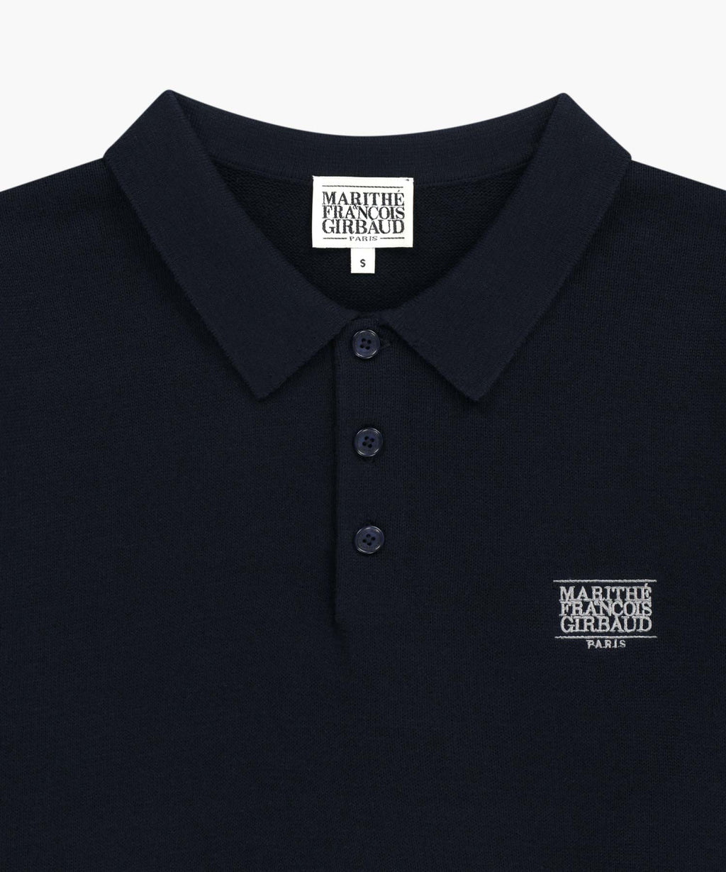 Marithe & Francois Girbaud - Small Classic Logo Collar Knit (Dark Navy) product image 8 | TRAB K-Fashion Australia