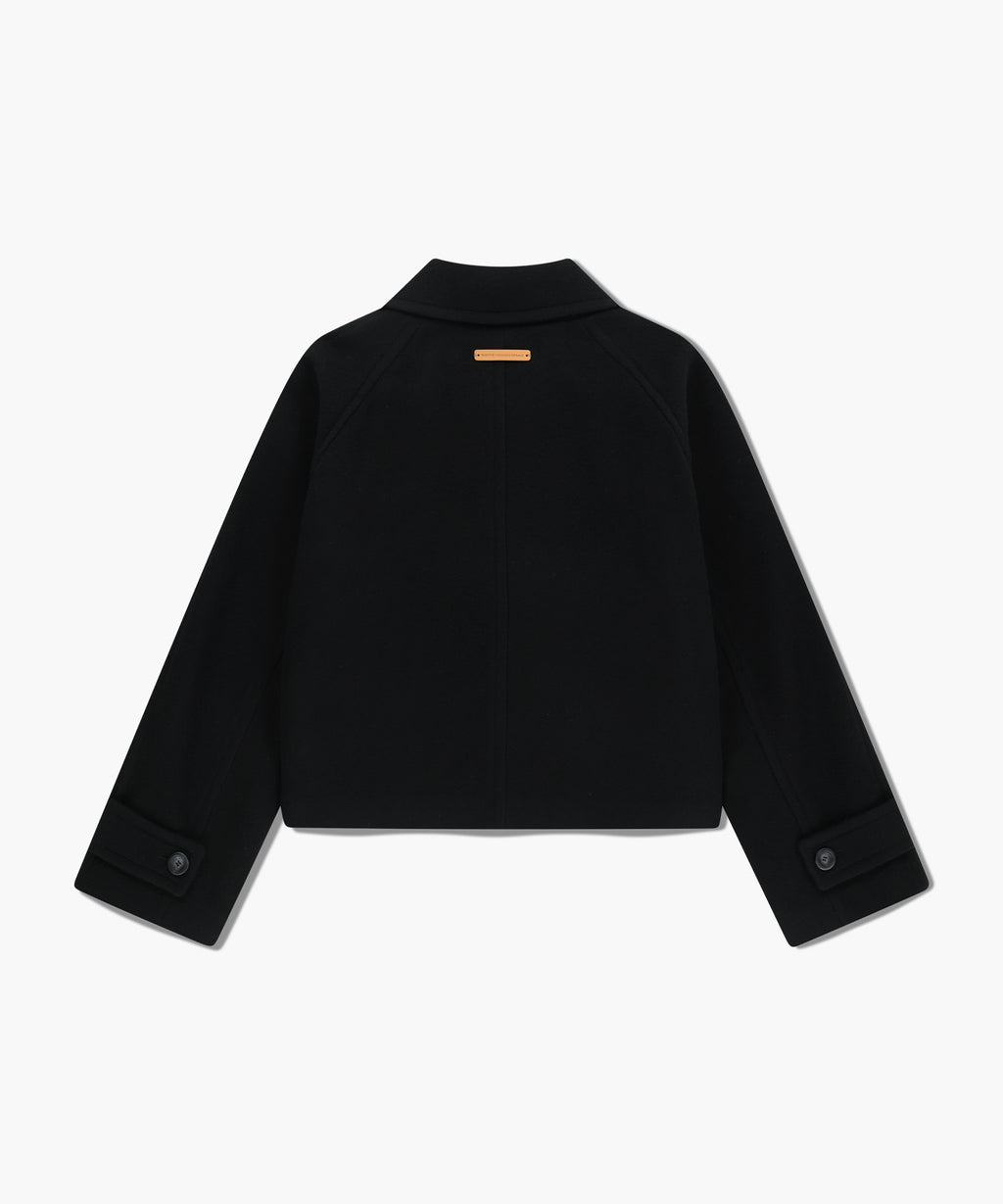 Marithe & Francois Girbaud - Oversized Crop Coat (Black) product image 8 | TRAB K-Fashion Australia