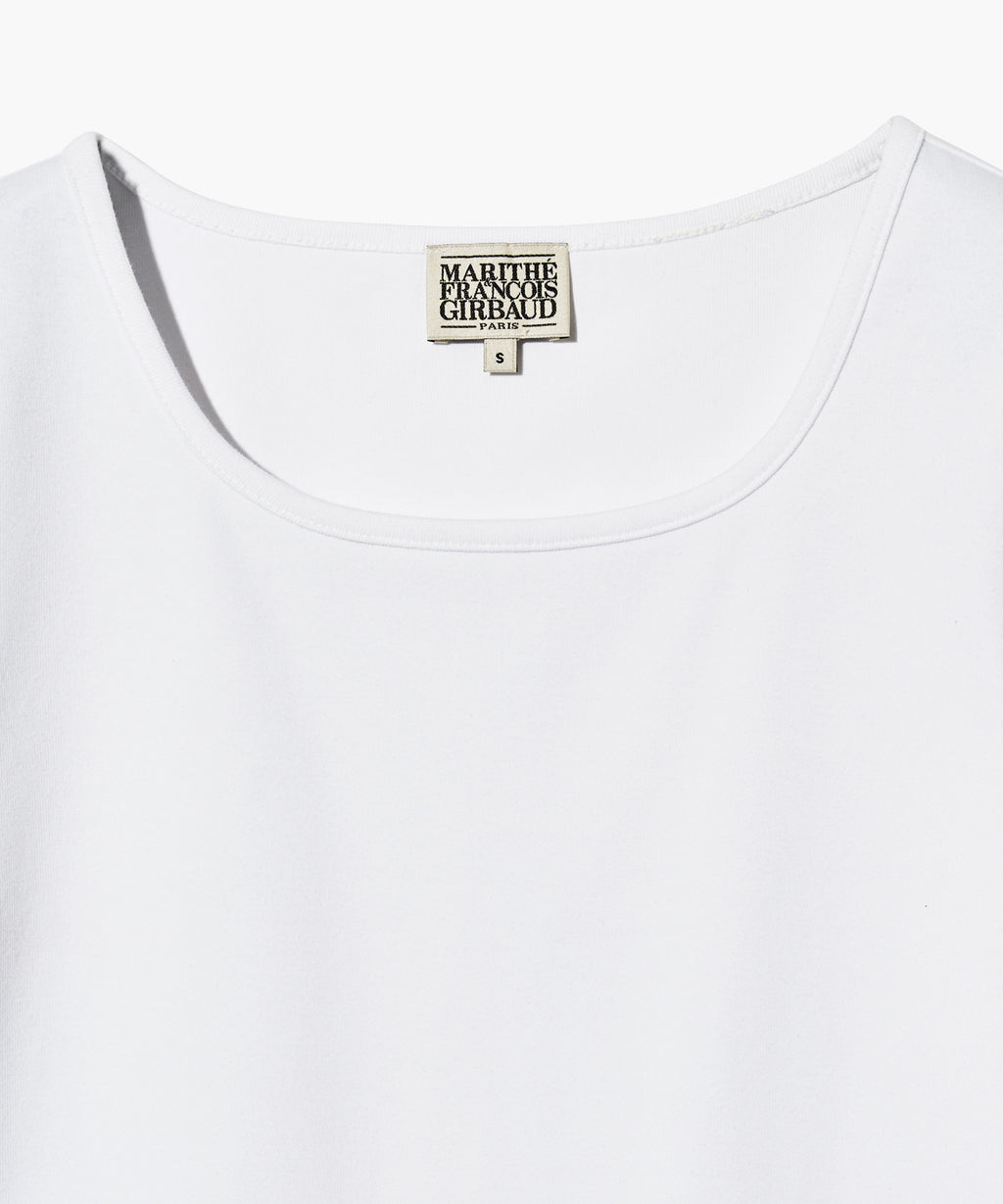 Marithe & Francois Girbaud - Basic Crop Tee (White) product image 8 | TRAB K-Fashion Australia