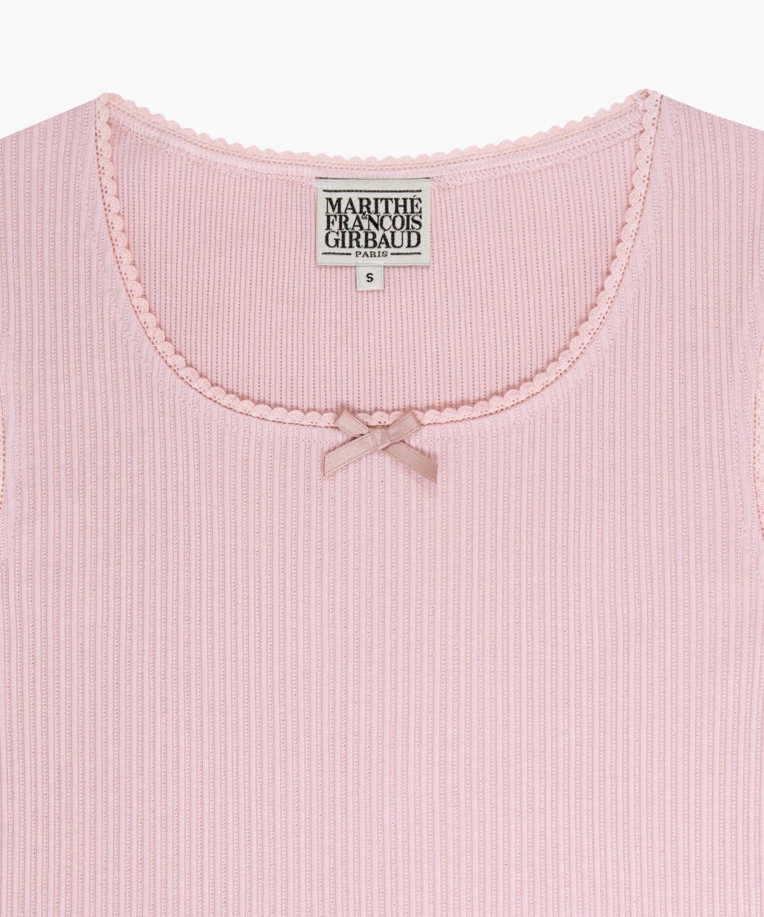 Marithe & Francois Girbaud - Lace Detail Sleeveless (Pink) product image 8 | TRAB K-Fashion Australia