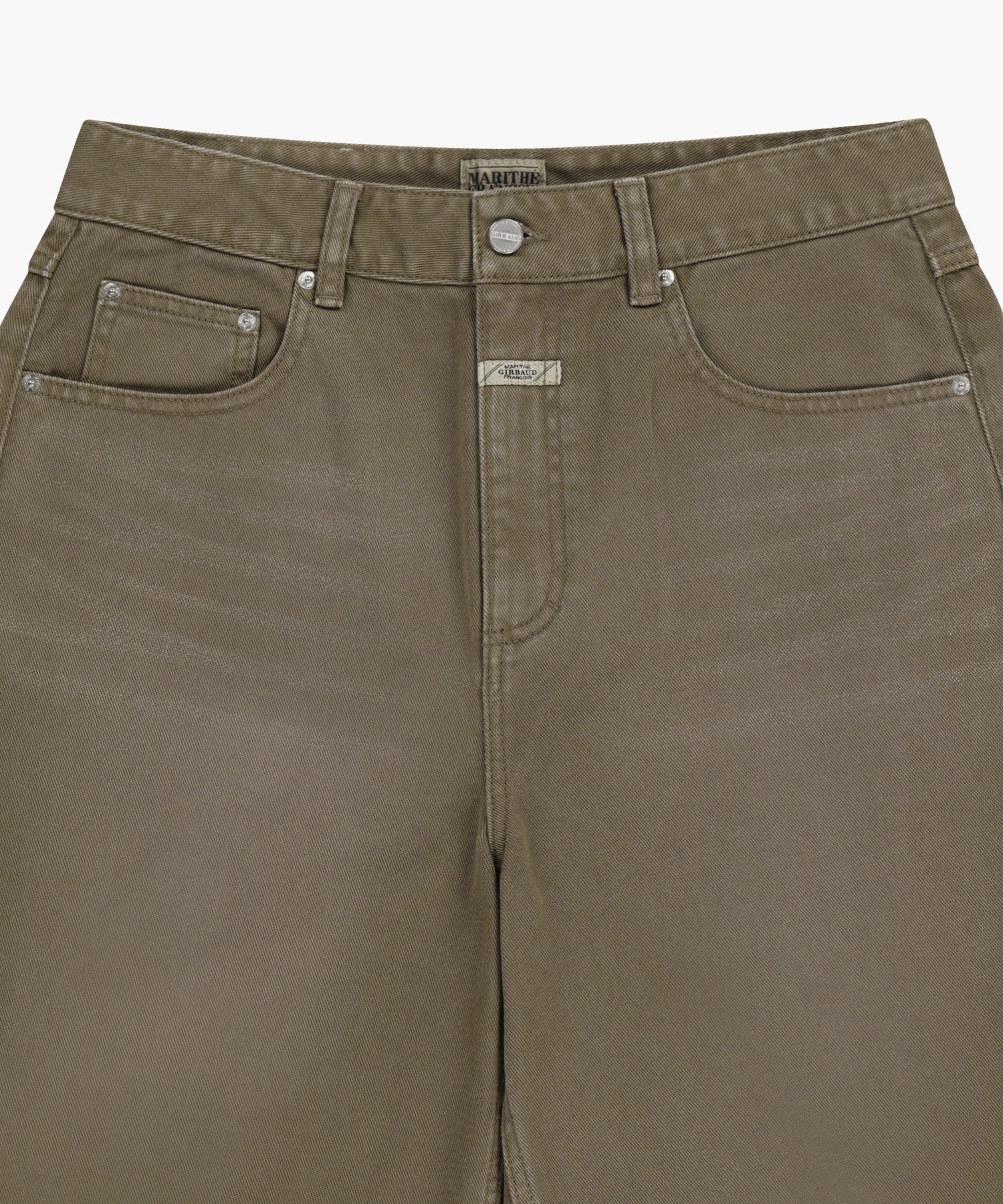 Marithe & Francois Girbaud - Bermuda Denim Pants (Brown) product image 8 | TRAB K-Fashion Australia
