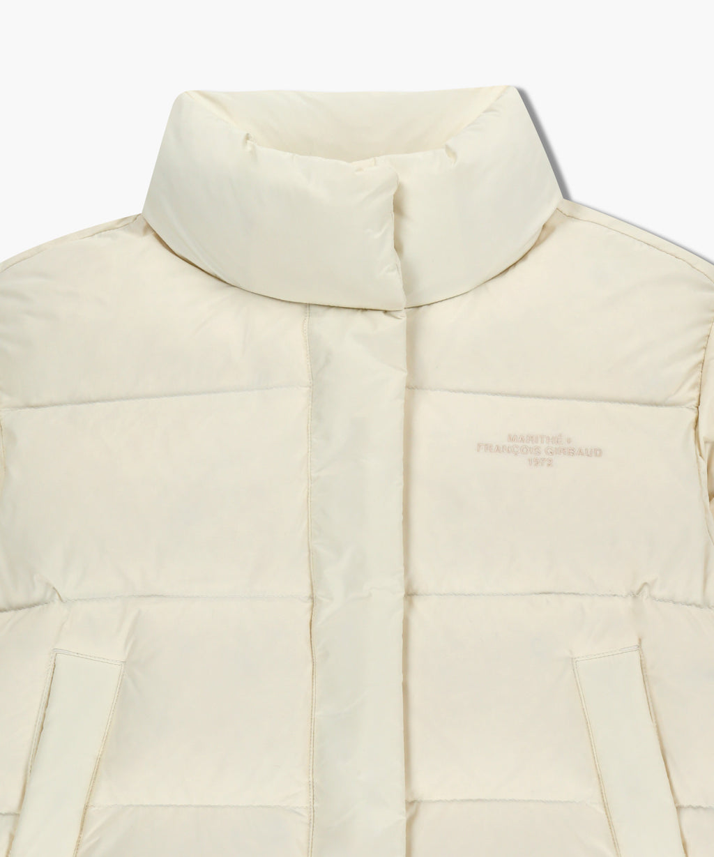 Marithe & Francois Girbaud - Basic Crop Down Jacket (Ivory) product image 8 | TRAB K-Fashion Australia