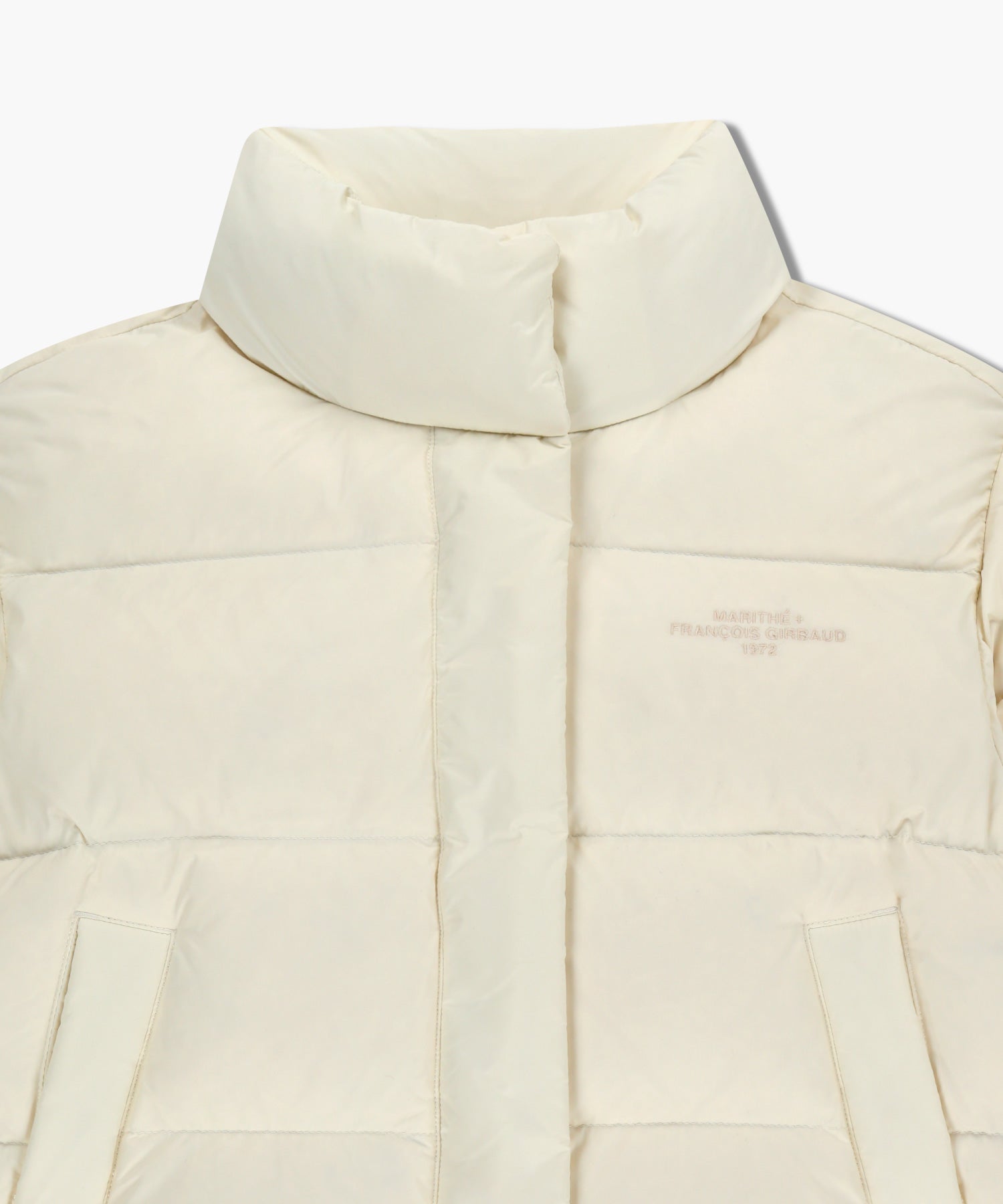 Marithe & Francois Girbaud - Basic Crop Down Jacket (Ivory) product image 8 | TRAB K-Fashion Australia