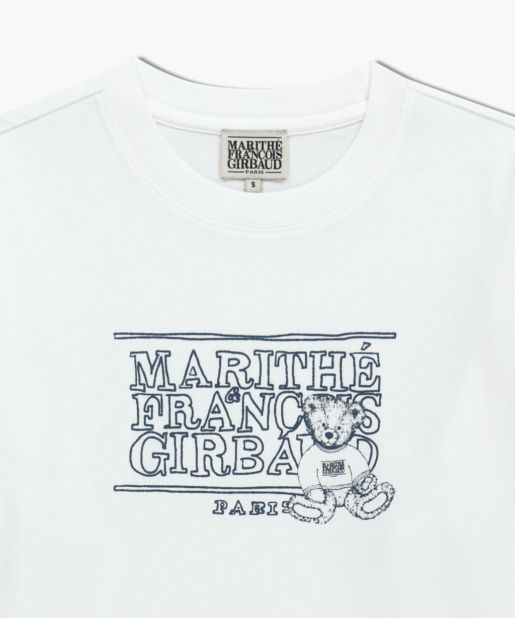 Marithe & Francois Girbaud - Mini Doodle Bear Long Sleeve (White) product image 8 | TRAB K-Fashion Australia