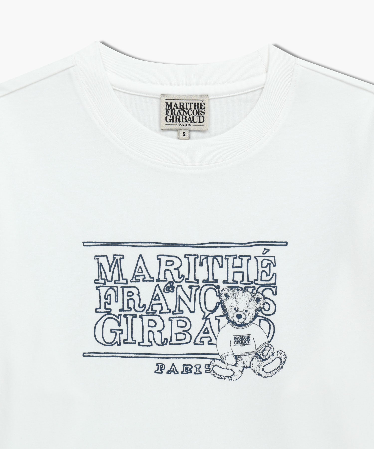 Marithe & Francois Girbaud - Mini Doodle Bear Long Sleeve (White) product image 8 | TRAB K-Fashion Australia