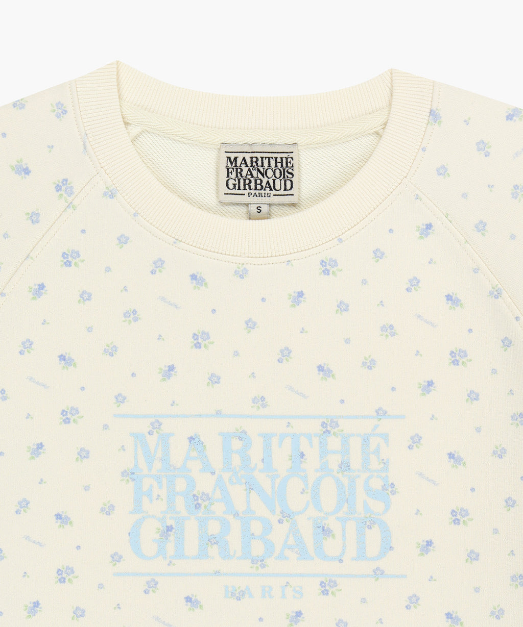 Marithe & Francois Girbaud - Vintage Classic Logo Half Sweatshirt (Flower) product image 8 | TRAB K-Fashion Australia