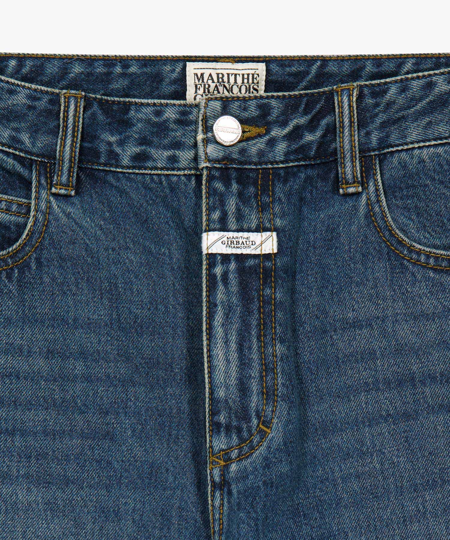 Marithe & Francois Girbaud - New M Slim Straight Denim Pants (Dark Blue) product image 8 | TRAB K-Fashion Australia