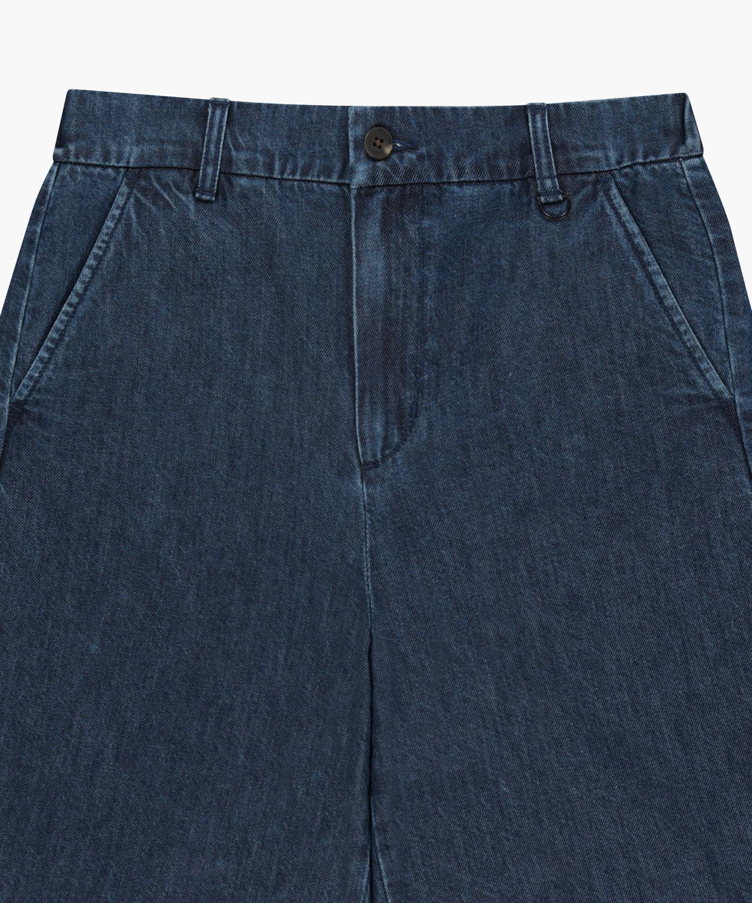 Marithe & Francois Girbaud - Marine Denim Easy Shorts (Blue) product image 8 | TRAB K-Fashion Australia