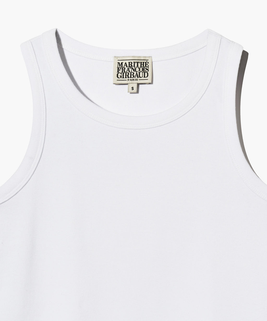 Marithe & Francois Girbaud - Basic Sleeveless (White) product image 8 | TRAB K-Fashion Australia