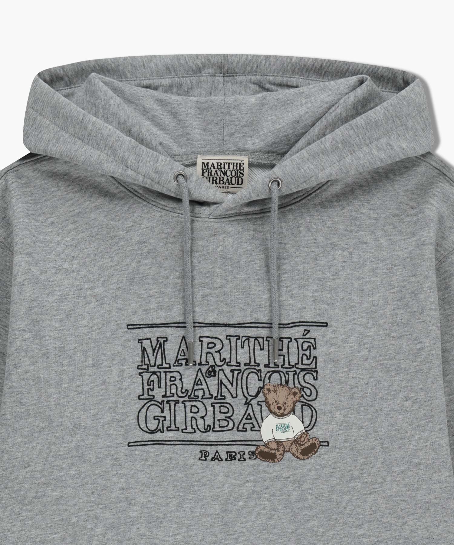 Marithe & Francois Girbaud - Doodle Classic Bear Hoodie (Heather Gray) product image 8 | TRAB K-Fashion Australia