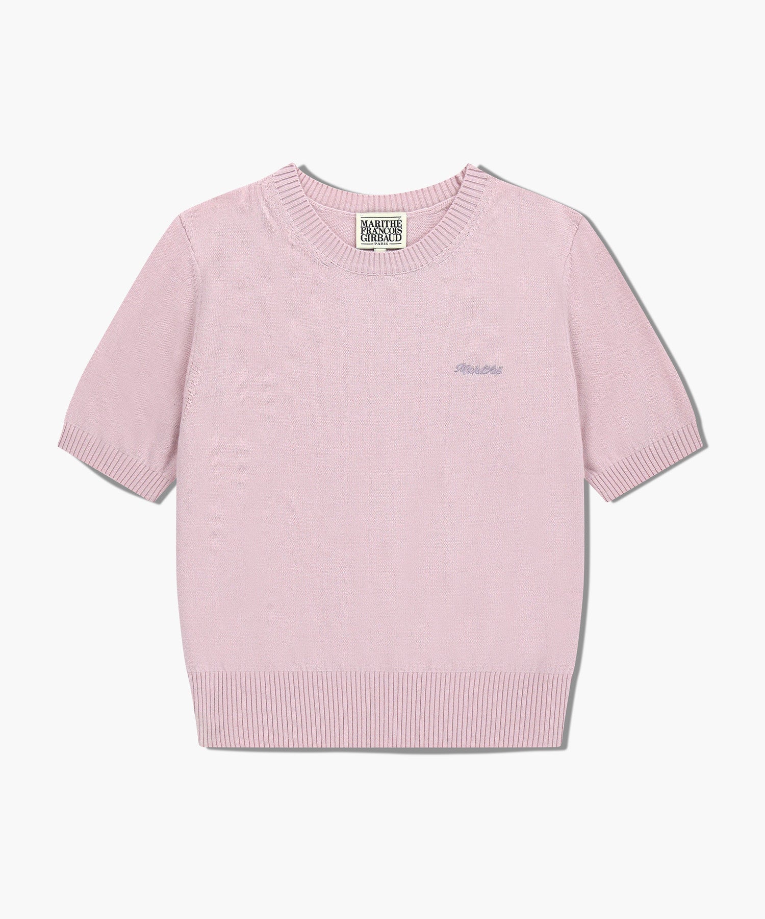 Marithe & Francois Girbaud - Half Knit Round Neck Cardigan Set Up (Pink) product image 8 | TRAB K-Fashion Australia