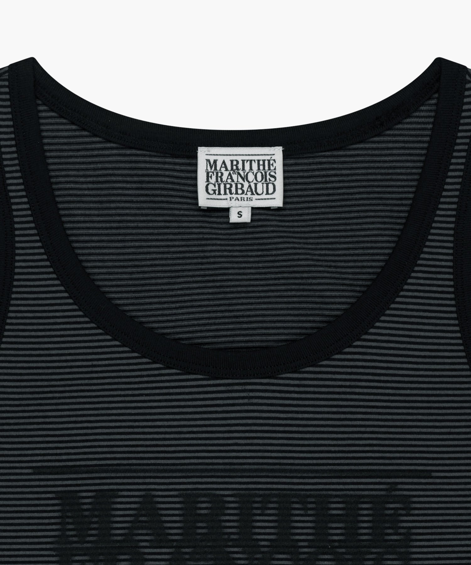 Marithe & Francois Girbaud - Shadow Classic Logo Sleeveless (Charcoal) product image 8 | TRAB K-Fashion Australia