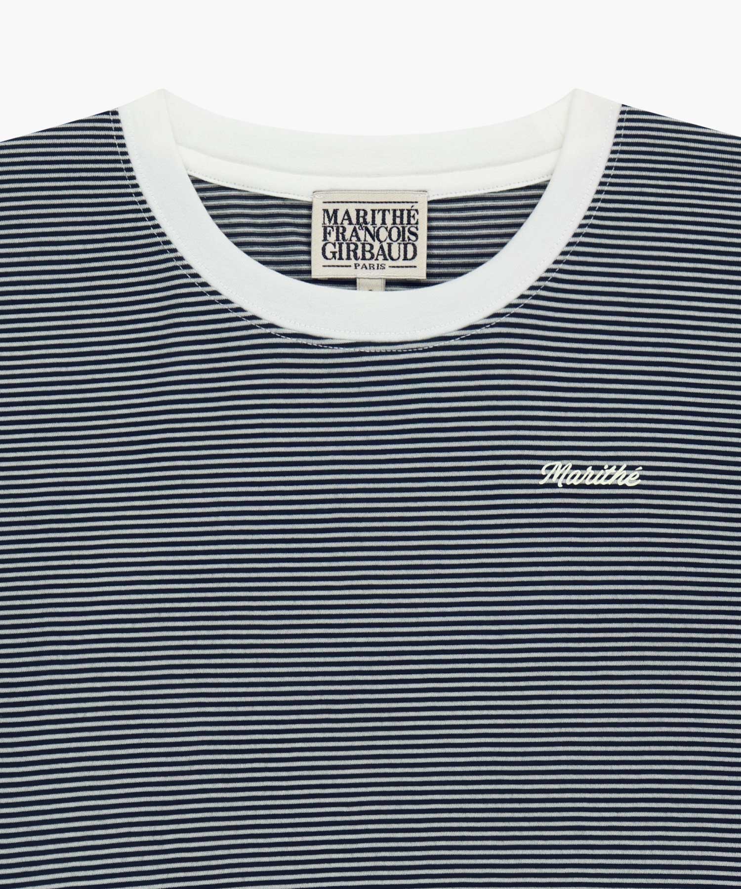 Marithe & Francois Girbaud - Ringer Stripe Long Sleeve Tee (Navy) product image 8 | TRAB K-Fashion Australia