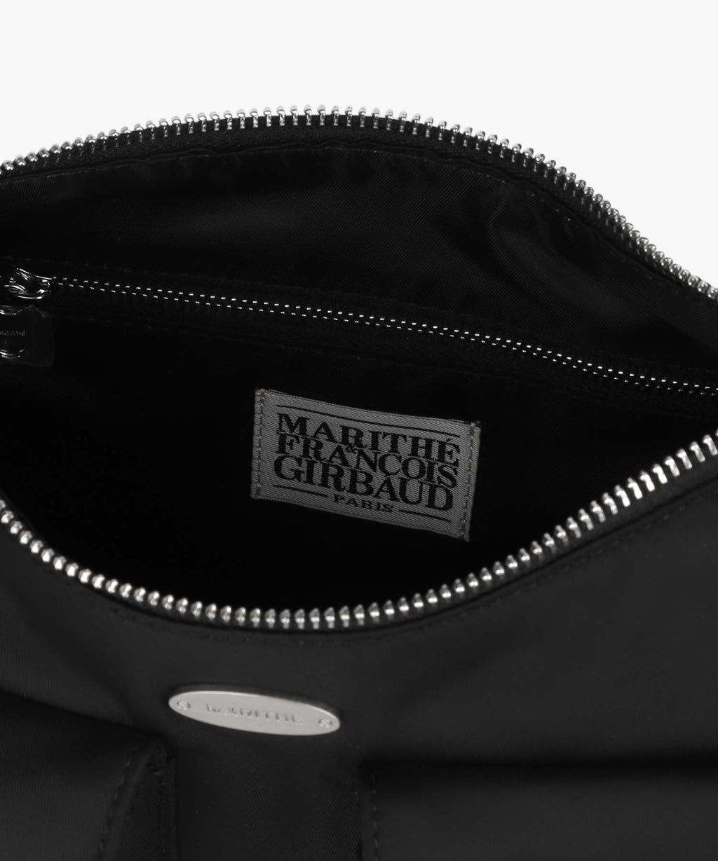 Marithe & Francois Girbaud - Regular Logo 2way Hobo Bag (Black) product image 8 | TRAB K-Fashion Australia