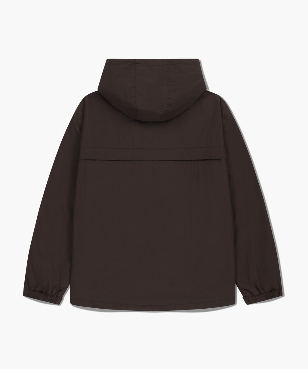 Marithe & Francois Girbaud - Classic Logo Over Fit Hooded Windbreaker (Brown) product image 8 | TRAB K-Fashion Australia