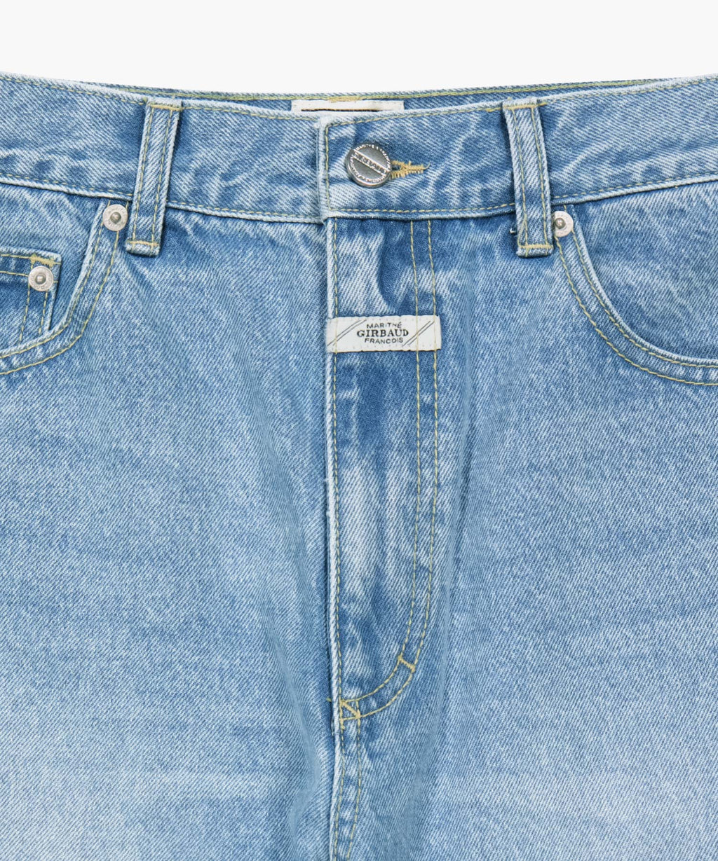 Marithe & Francois Girbaud - Relaxed Fit Boots-cut Denim Pants (Light Blue) product image 8 | TRAB K-Fashion Australia