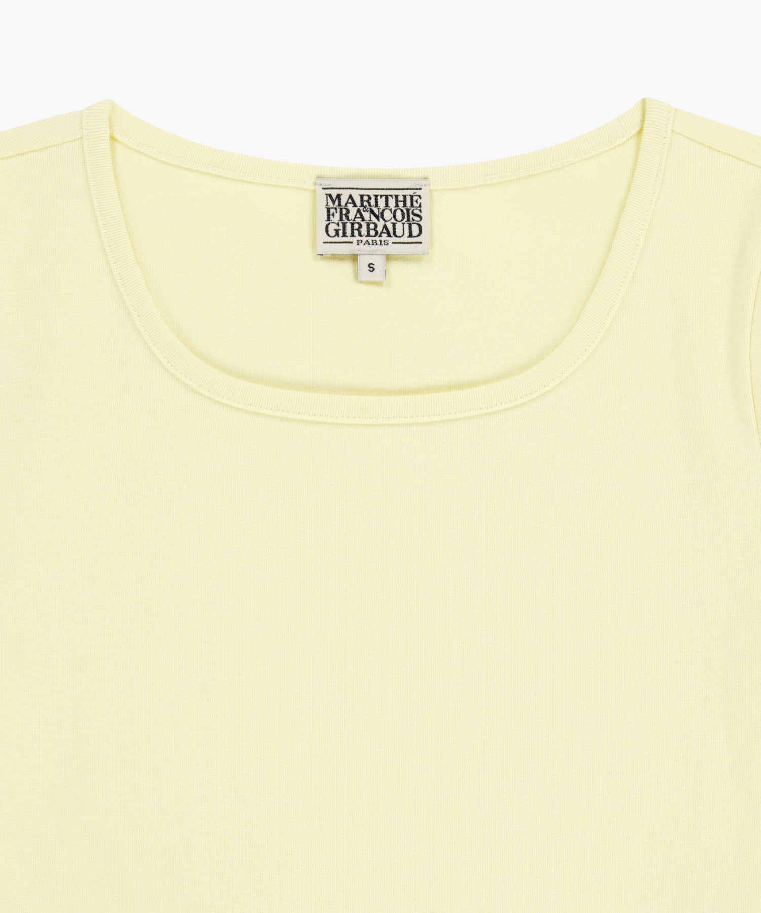 Marithe & Francois Girbaud - Basic Crop Tee (Light Yellow) product image 8 | TRAB K-Fashion Australia