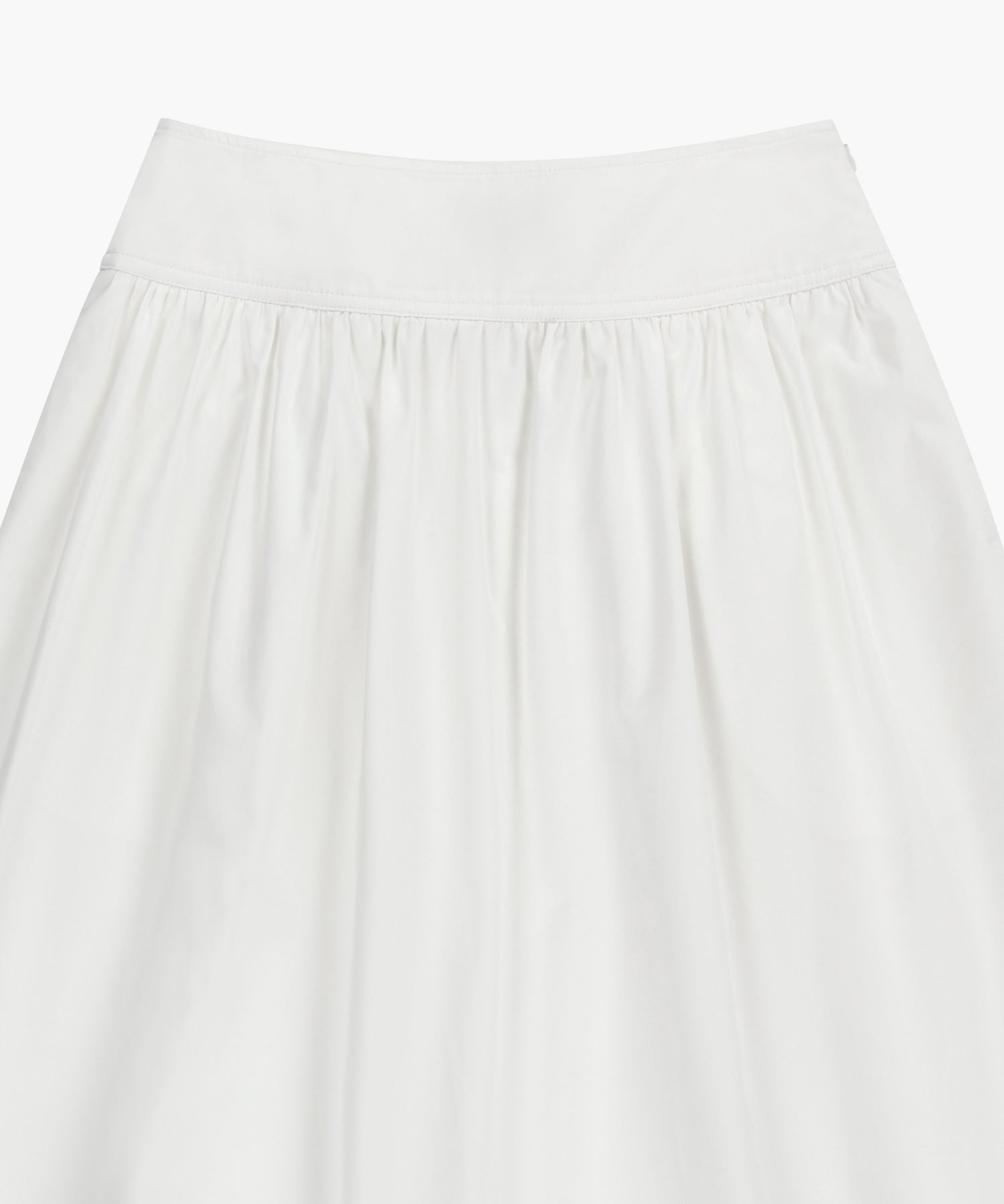 Marithe & Francois Girbaud - Cotton Waist Wrinkle Skirt (White) product image 8 | TRAB K-Fashion Australia
