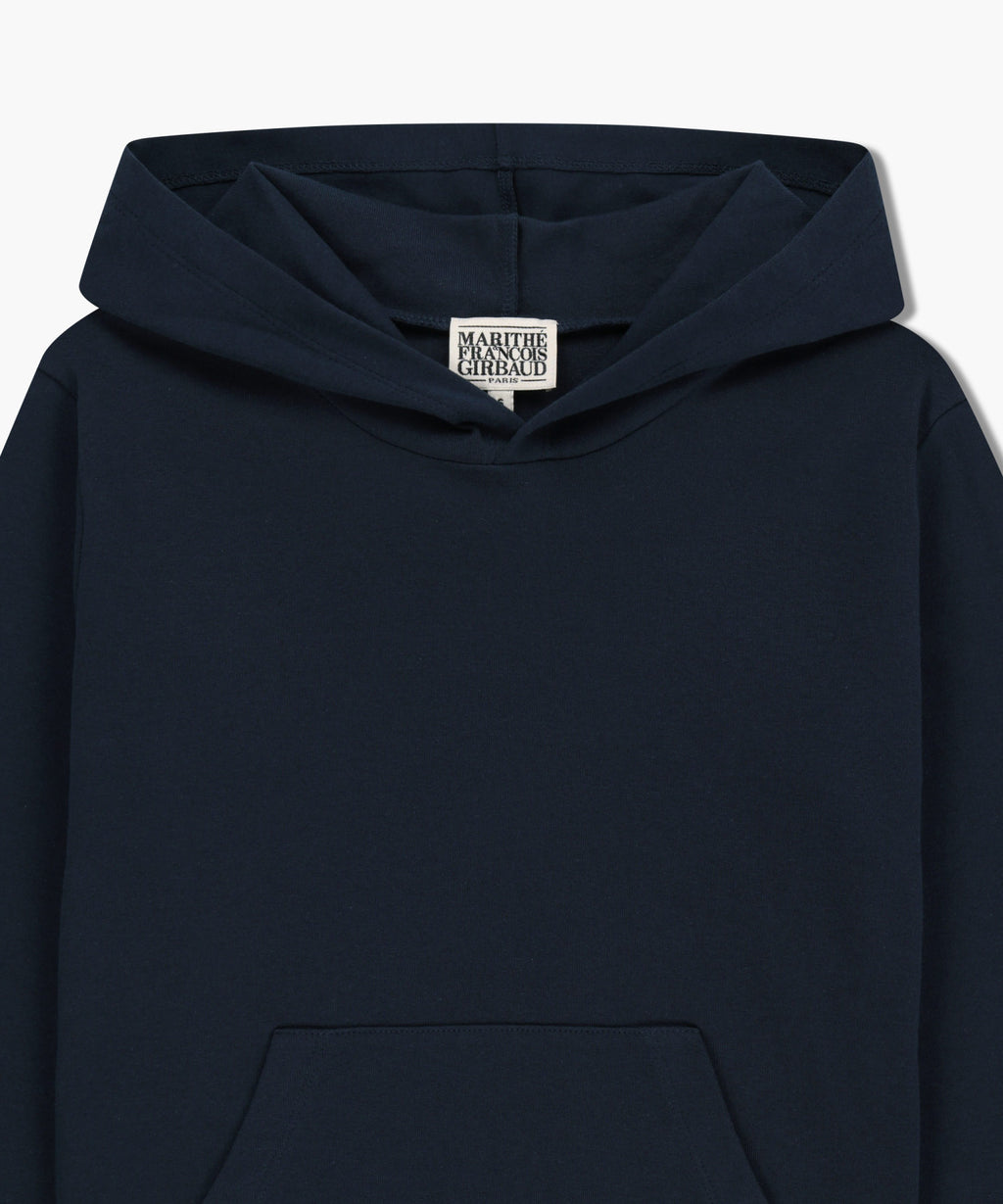 Marithe & Francois Girbaud - Basic Hoodie Long Sleeve (Navy) product image 8 | TRAB K-Fashion Australia