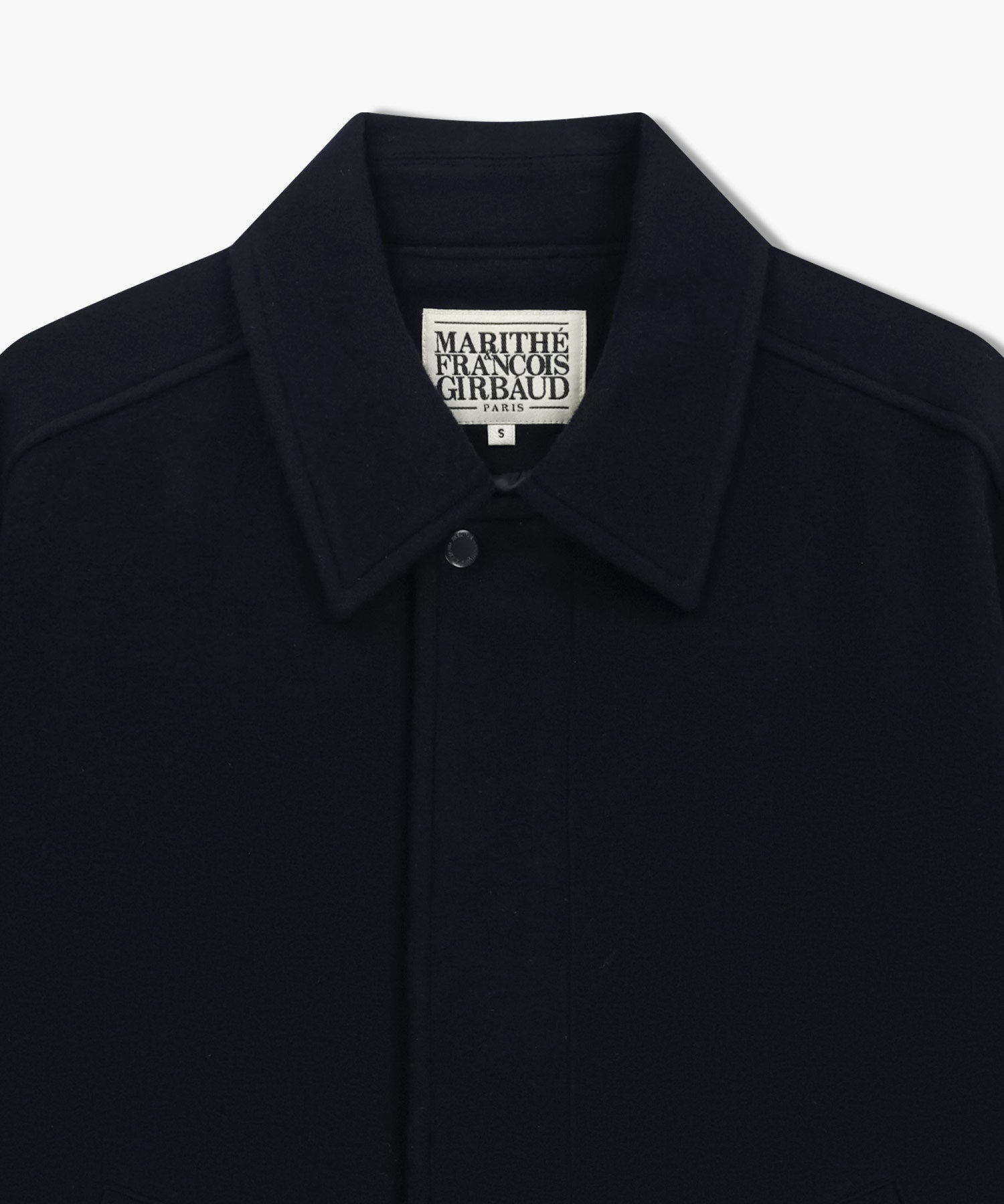 Marithe & Francois Girbaud - Wool Collar Varsity Jacket (Navy) product image 8 | TRAB K-Fashion Australia