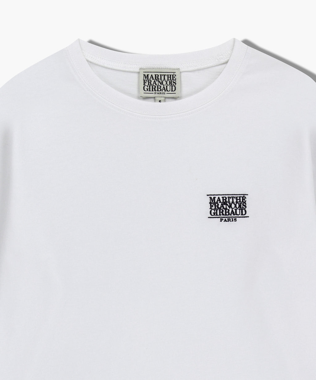 Marithe & Francois Girbaud - Classic Logo Long Sleeve (White) product image 8 | TRAB K-Fashion Australia