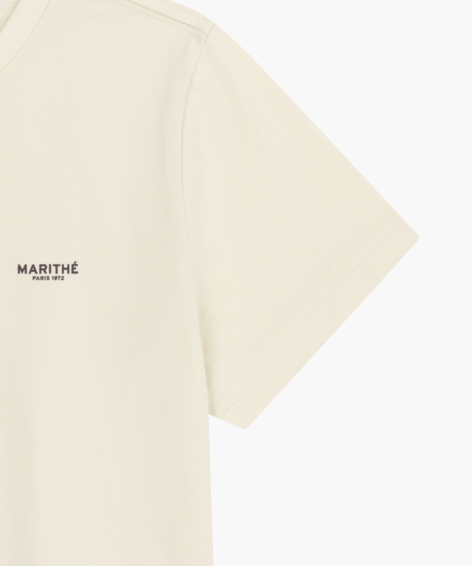 Marithe & Francois Girbaud - Small Regular Logo Tee (Cream) product image 8 | TRAB K-Fashion Australia
