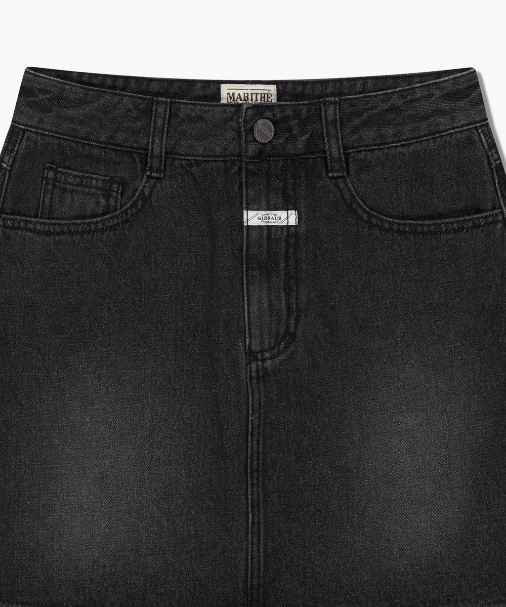 Marithe & Francois Girbaud - Denim Mini Skirt (Black) product image 12 | TRAB K-Fashion Australia