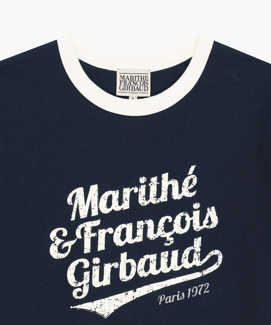 Marithe & Francois Girbaud - Vintage Logo Ringer Tee (Navy) product image 8 | TRAB K-Fashion Australia