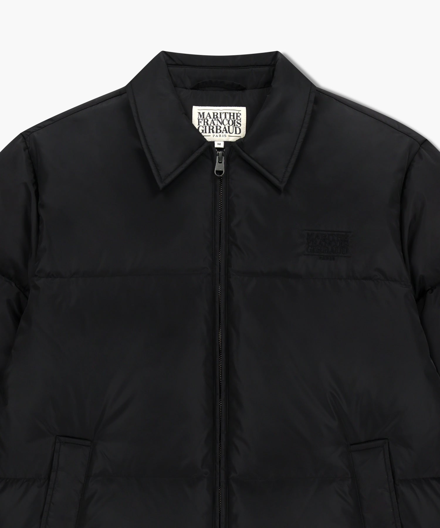 Marithe & Francois Girbaud - Classic Logo Collar Down Jacket (Black) product image 8 | TRAB K-Fashion Australia