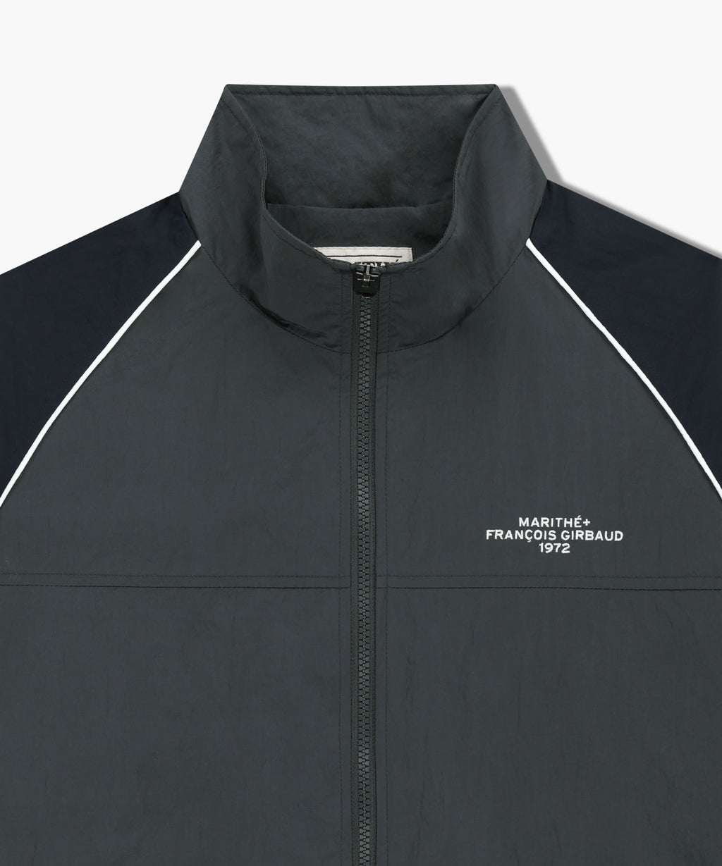 Marithe & Francois Girbaud - Color-block Highneck Windbreaker (Charcoal) product image 12 | TRAB K-Fashion Australia