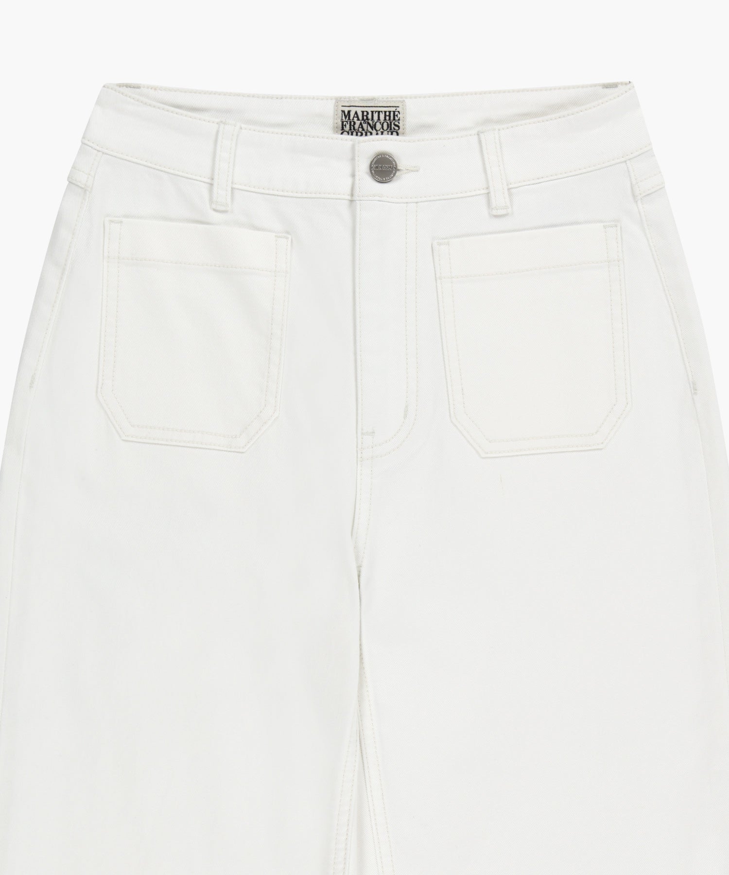 Marithe & Francois Girbaud - Boot-cut Denim Pants (White) product image 11 | TRAB K-Fashion Australia