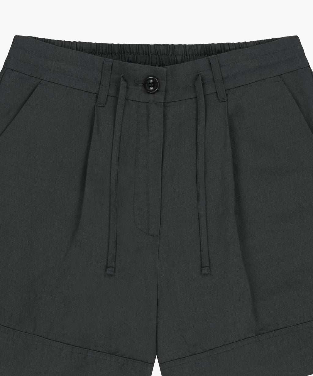 Marithe & Francois Girbaud - Easy Linen Shorts (Charcoal) product image 8 | TRAB K-Fashion Australia