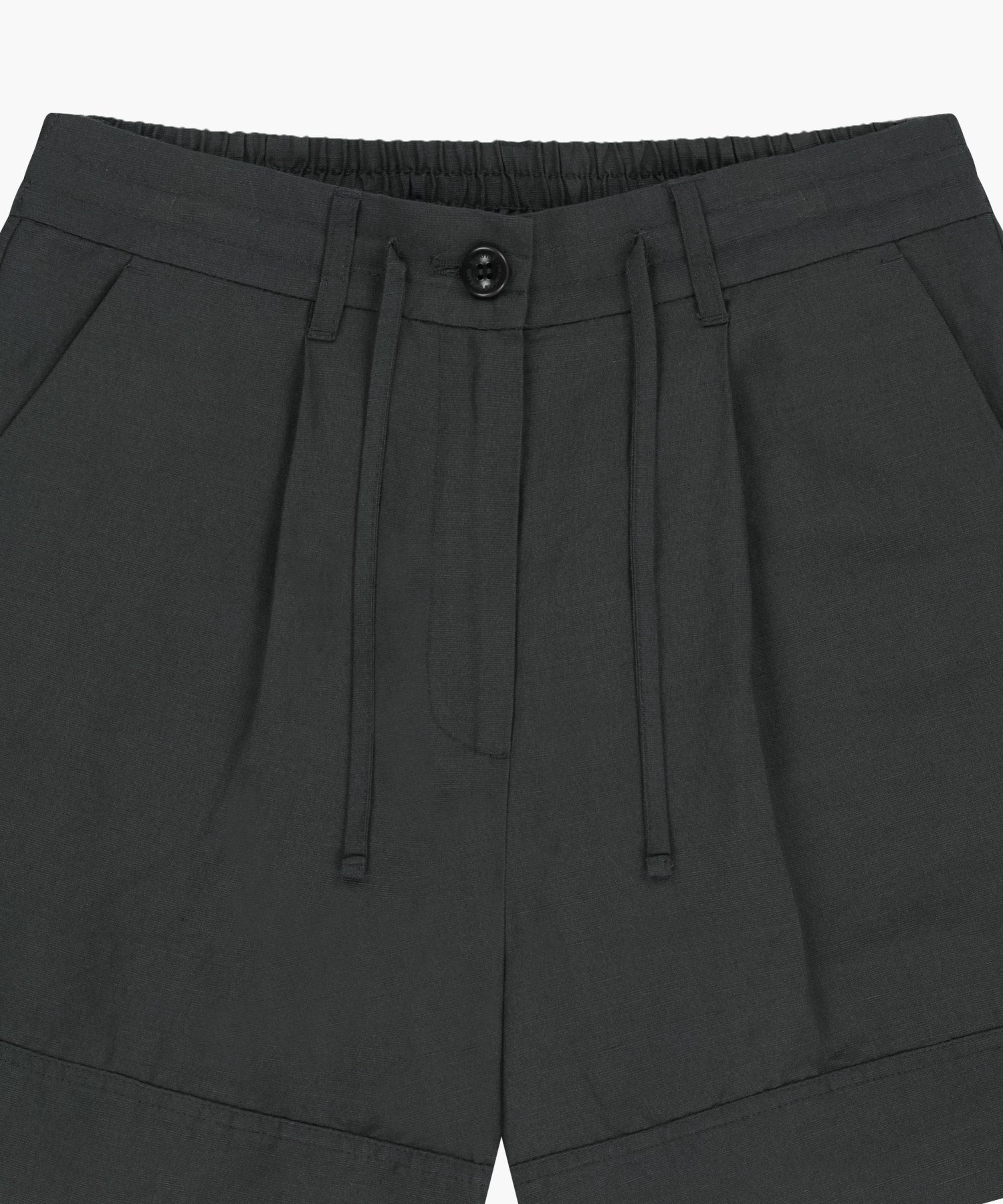 Marithe & Francois Girbaud - Easy Linen Shorts (Charcoal) product image 8 | TRAB K-Fashion Australia