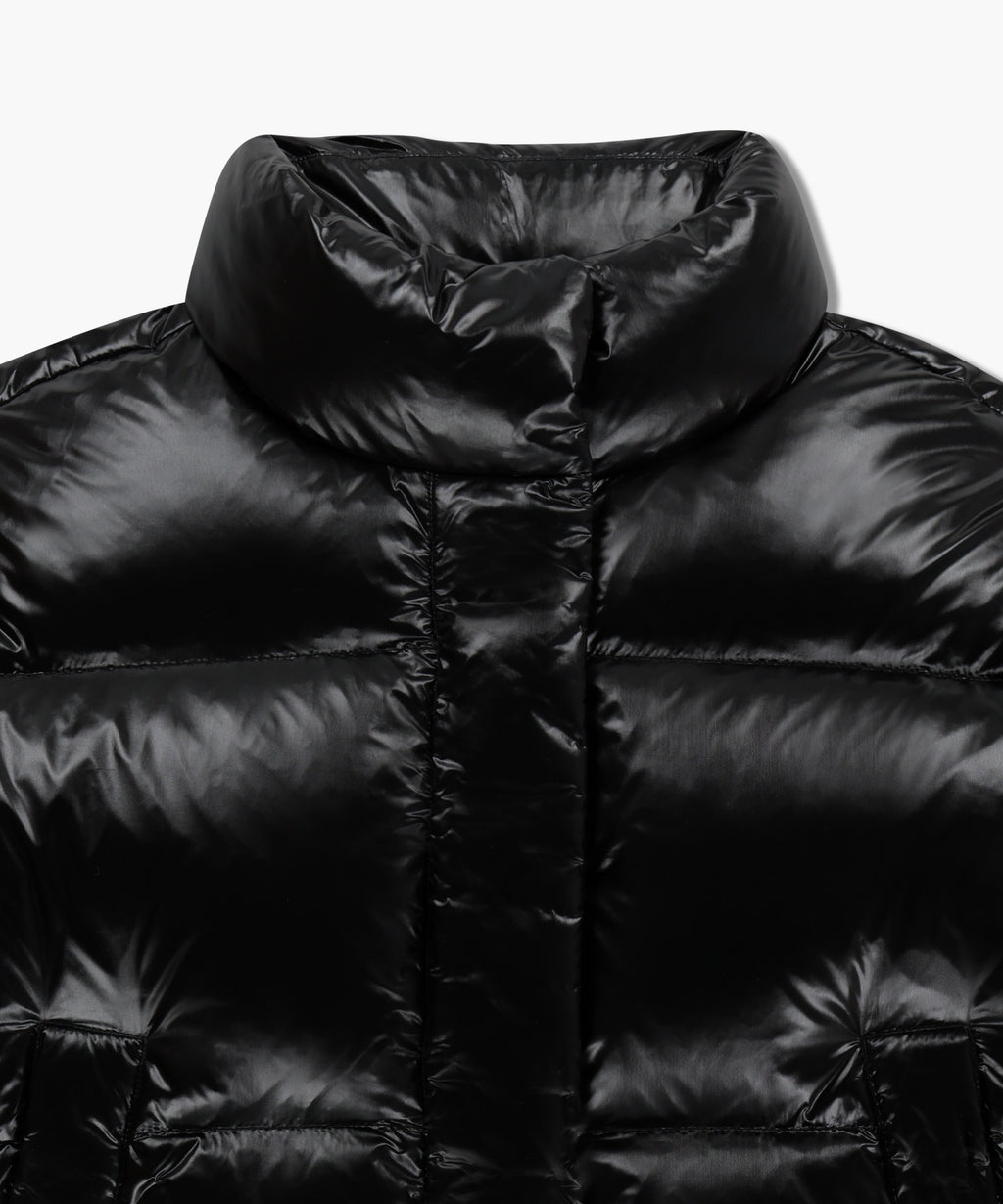 Marithe & Francois Girbaud - Glossy Crop Down Jacket (Black) product image 8 | TRAB K-Fashion Australia