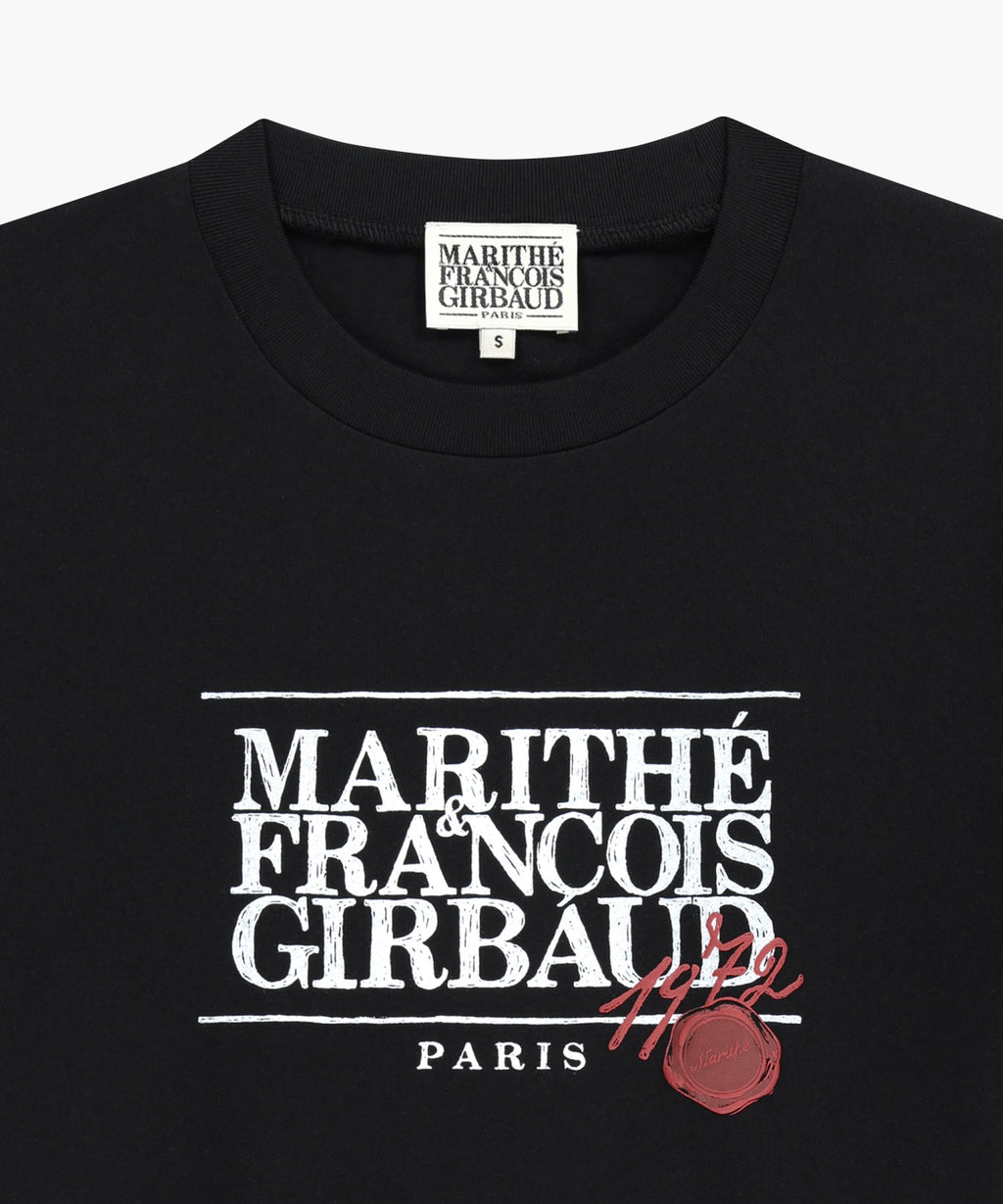 Marithe & Francois Girbaud - Stamp Classic Logo Tee (Black) product image 8 | TRAB K-Fashion Australia