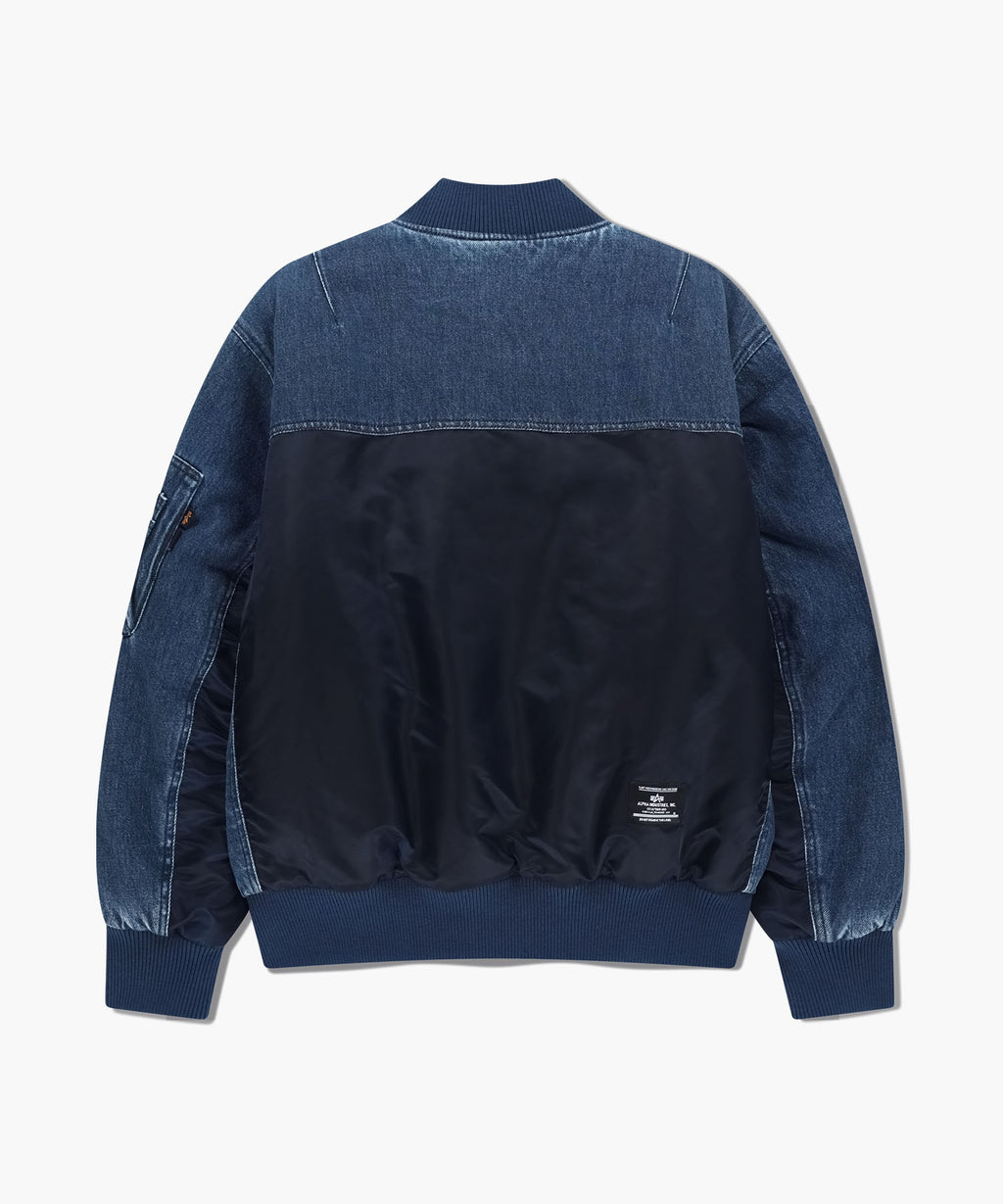 Marithe & Francois Girbaud - Marithe X Alpha Industries Ma-1 Jumper (Blue) product image 8 | TRAB K-Fashion Australia