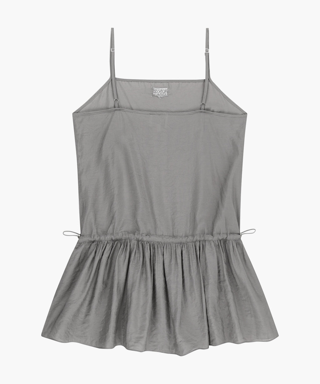 Marithe & Francois Girbaud - Shirring Sleeveless Dress (Gray) product image 8 | TRAB K-Fashion Australia
