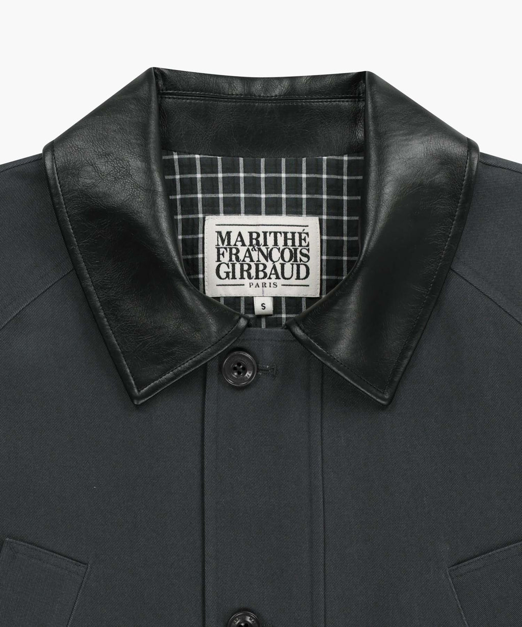 Marithe & Francois Girbaud - Cotton Washed Hunting Jacket (Charcoal) product image 8 | TRAB K-Fashion Australia