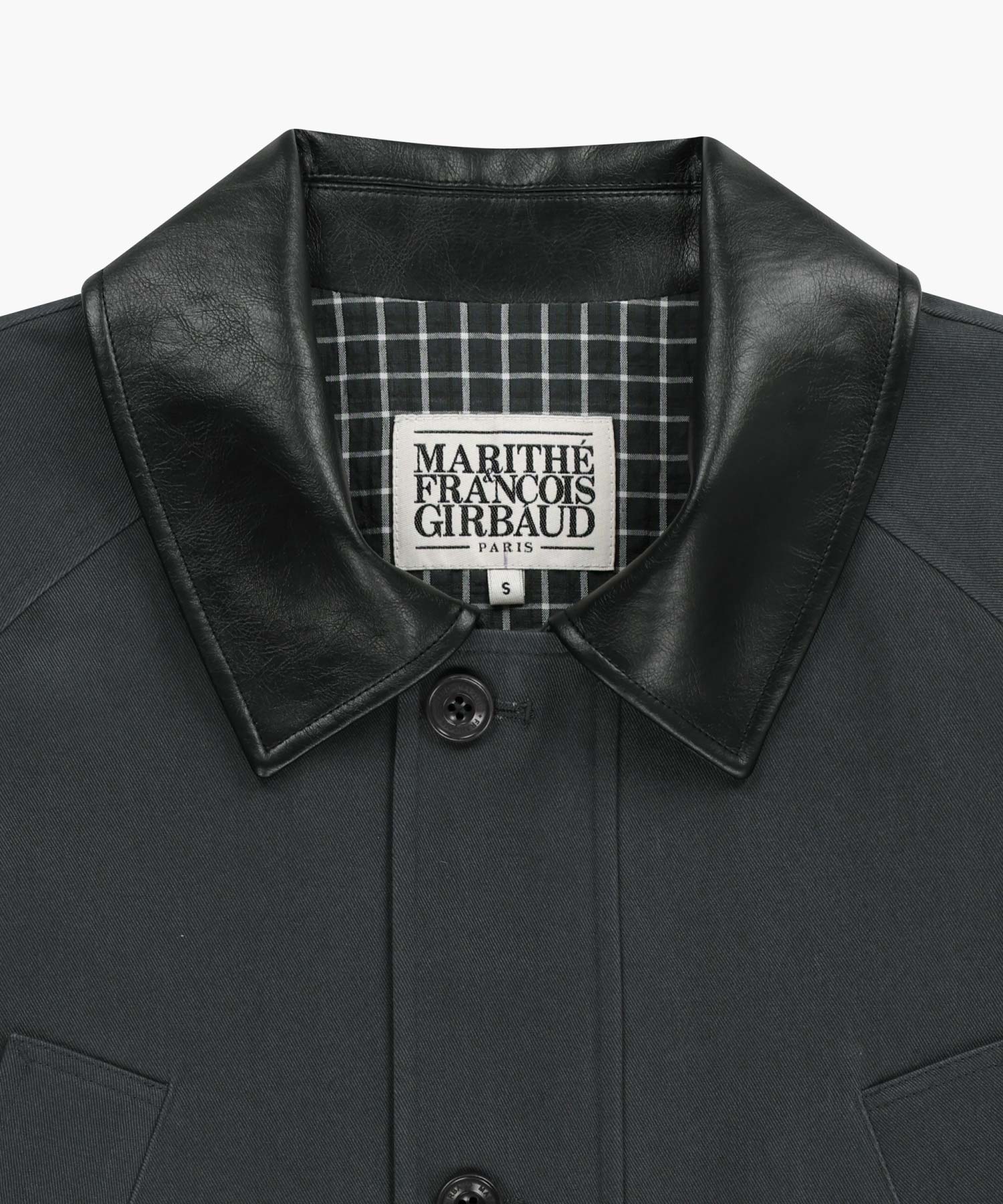 Marithe & Francois Girbaud - Cotton Washed Hunting Jacket (Charcoal) product image 8 | TRAB K-Fashion Australia
