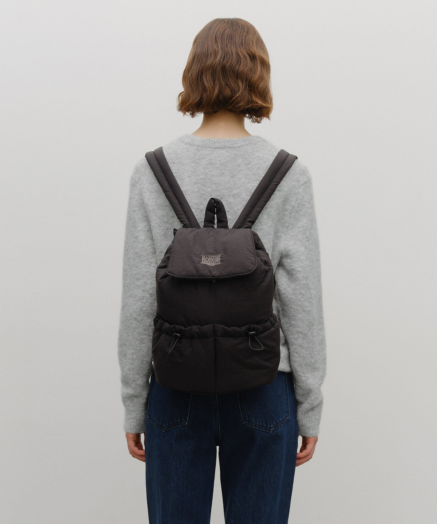 Marithe & Francois Girbaud - Classic Logo Padding Backpack (Black) product image 8 | TRAB K-Fashion Australia